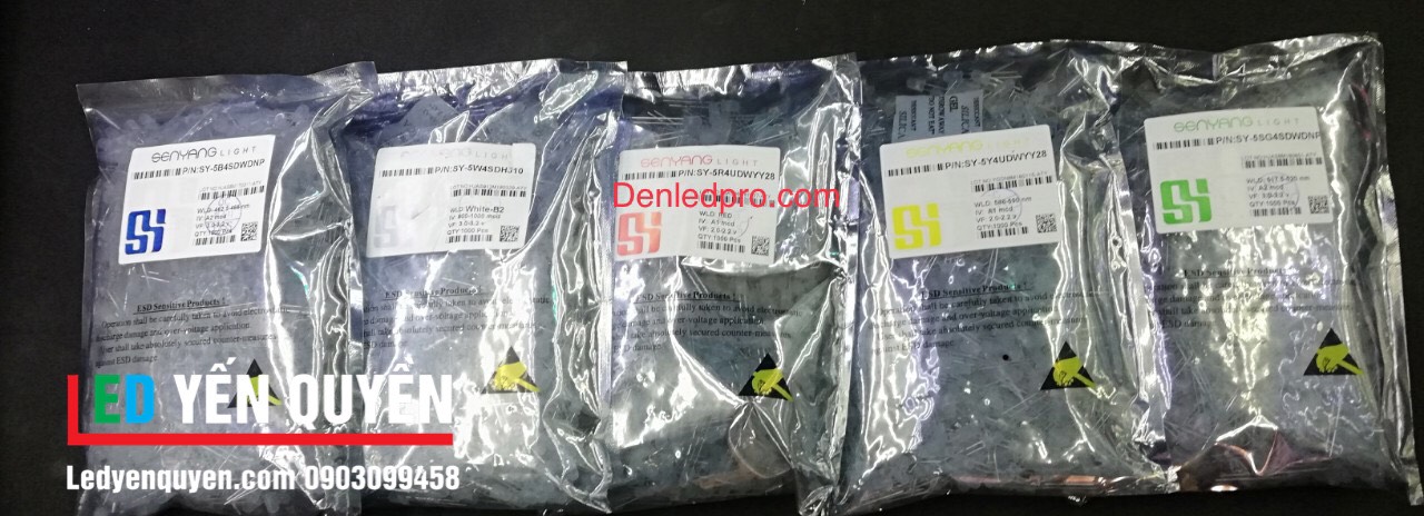 LED 5ly Đục Senyang Xanh Dương